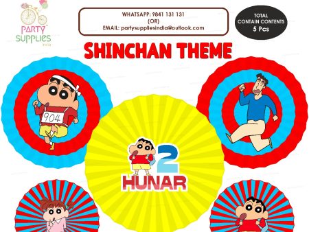 Shinchan Theme Paper Fan Online