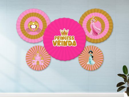 Princess Theme Paper Fan For Cheap