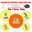 Tom & Jerry Theme Paper Fan Cheap