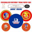 Sonic the Hedgedog  Theme Paper Fan Hot on Sale