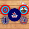 Sailor Theme Paper Fan For Discount