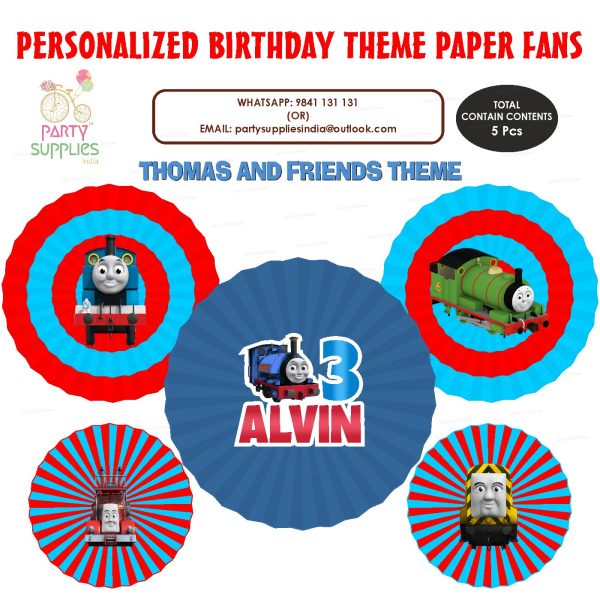 Thomas and Friends Theme Paper Fan Online Sale