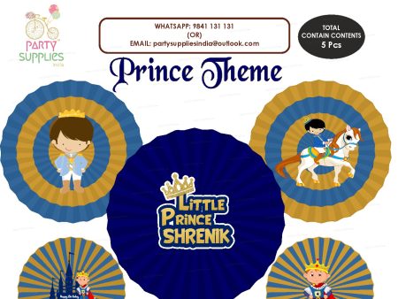 Prince Theme Paper Fan Cheap