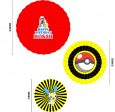 Pokemon Theme Paper Fan Discount