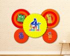 Number Blocks Theme Paper Fan For Discount