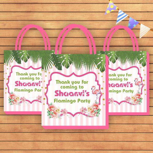 Flamingo Theme Return Gift Bag Fashion