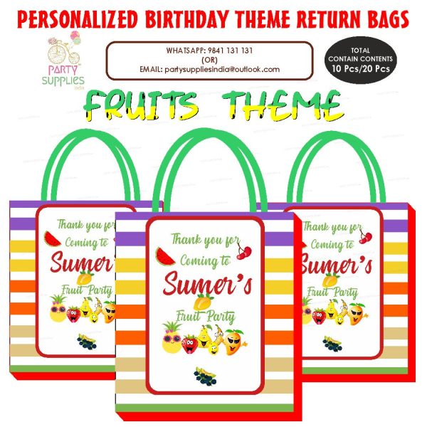 Fruits Theme Return Gift Bag Sale