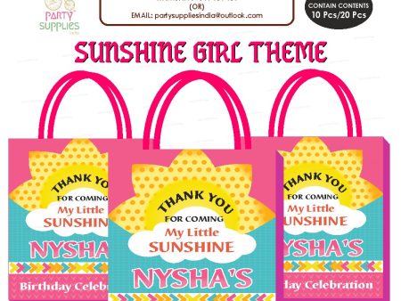 Sunshine Girl Theme Return Gift Bag Cheap