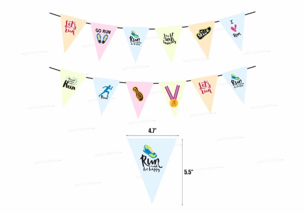 Marathon Theme Flag Bunting Sale