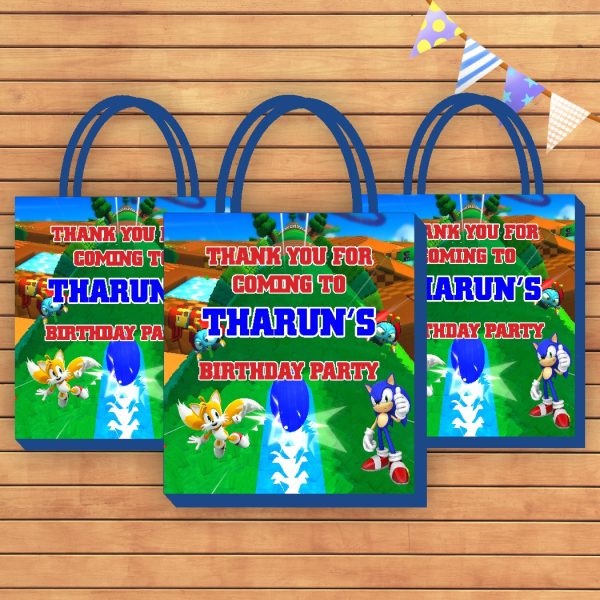 Sonic the Hedgehog Theme Return Gift Bag Sale