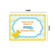 Duck Theme Boy Thank You Card Online now