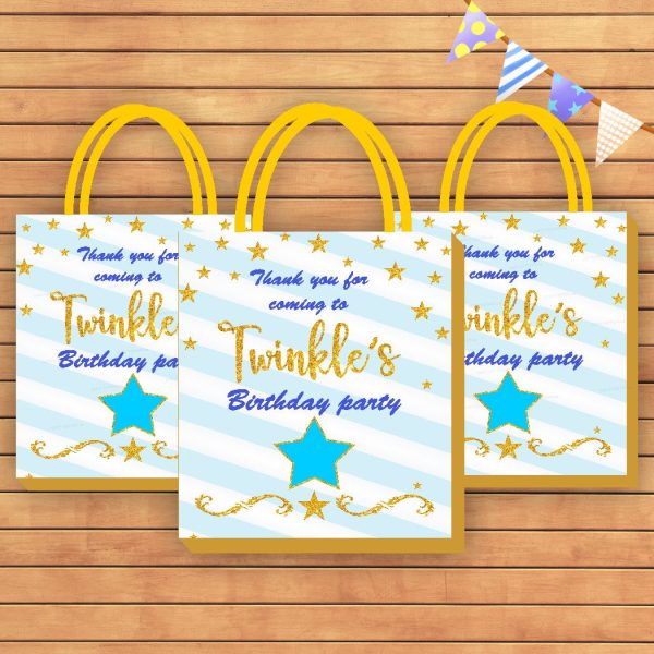 Twinkle Twinkle Little Star Boy Theme Return Gift Bag For Sale