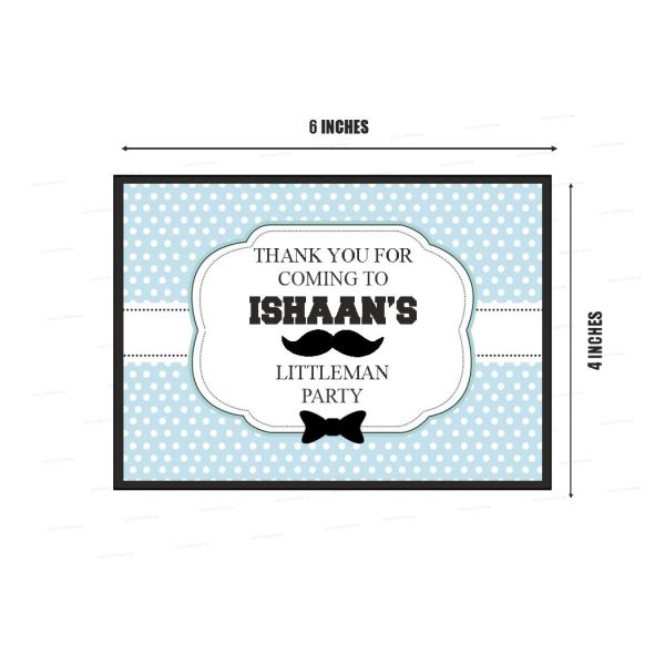 Little Man Theme Thank You Card Online Hot Sale