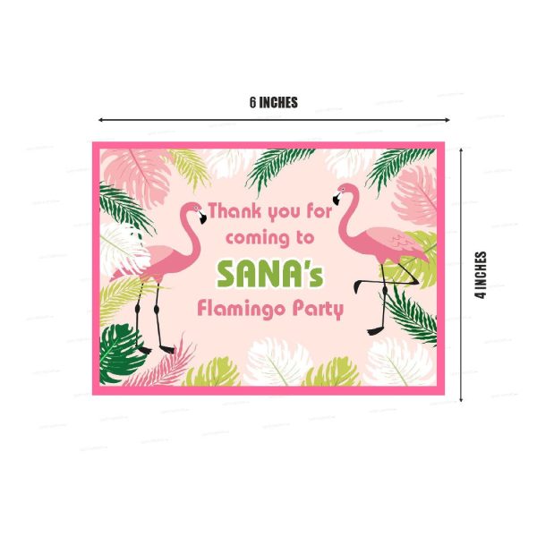 Flamingo Theme Thank You Card Sale