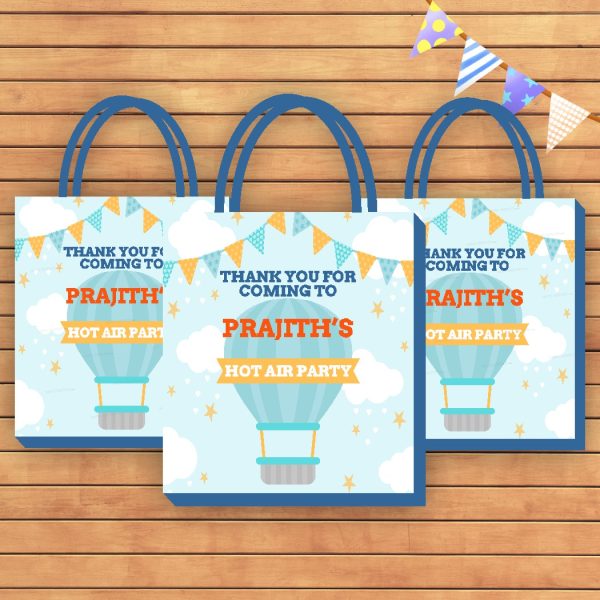 Hot Air Theme  Boy Return Gift Bag on Sale