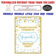 Twinkle Twinkle Little Star Boy Theme Thank You Card Sale