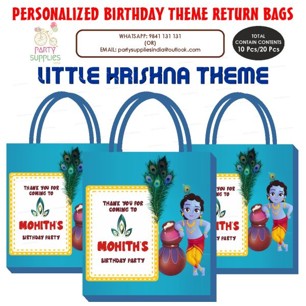 Little Krishna Theme Return Gift Bag Online now