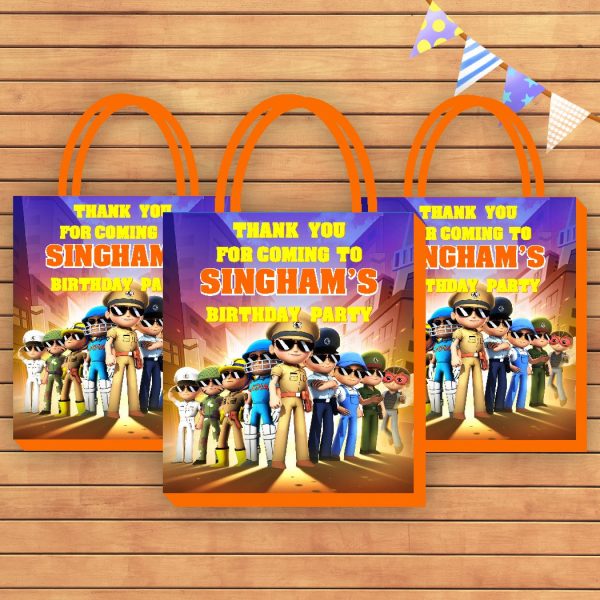 Little Singham Theme Return Gift Bag For Discount