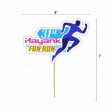 Marathon Theme Personalized Cake Topper Online Sale