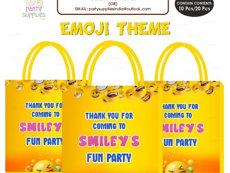 Emoji Theme Return Gift Bag For Discount