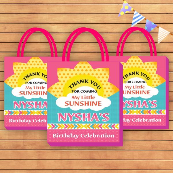 Sunshine Girl Theme Return Gift Bag Cheap