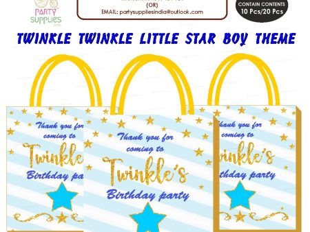 Twinkle Twinkle Little Star Boy Theme Return Gift Bag For Sale