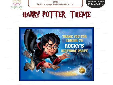 Harry Potter Theme Thank You Card For Sale