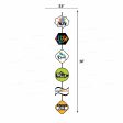 Marathon Theme  Customized  Dangler Online Hot Sale