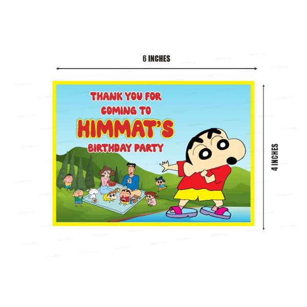 Shinchan Theme Thank You Card Online now