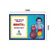 Little Krishna Theme Thank You Card Online