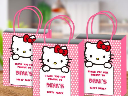 Hello Kitty Theme Return Gift Bag For Discount