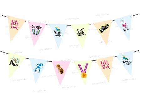 Marathon Theme Flag Bunting Sale