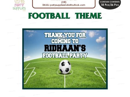 Football Theme Thank You Card Online