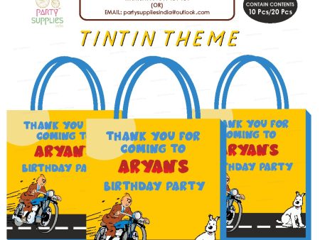 Tin Tin Theme Return Gift Bag on Sale