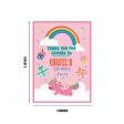 Unicorn Theme Thank You Card Online now