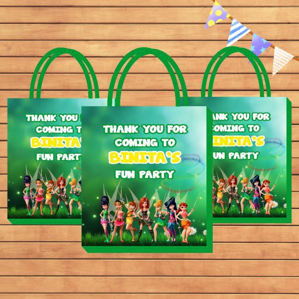 Tinkerbell Theme Return Gift Bag Online Sale