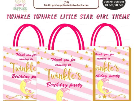 Twinkle Twinkle Little Star Girl Theme Return Gift Bag Discount