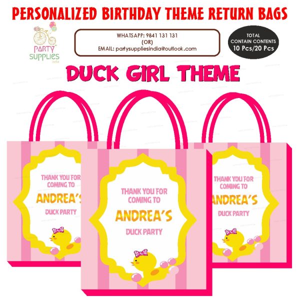 Duck Theme Girl  Return Gift Bag Cheap