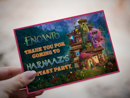 Encanto Theme Thank You Card For Cheap