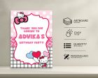 Hello Kitty Theme Thank You Card Online now