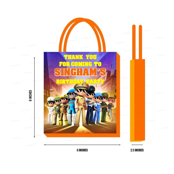 Little Singham Theme Return Gift Bag For Discount