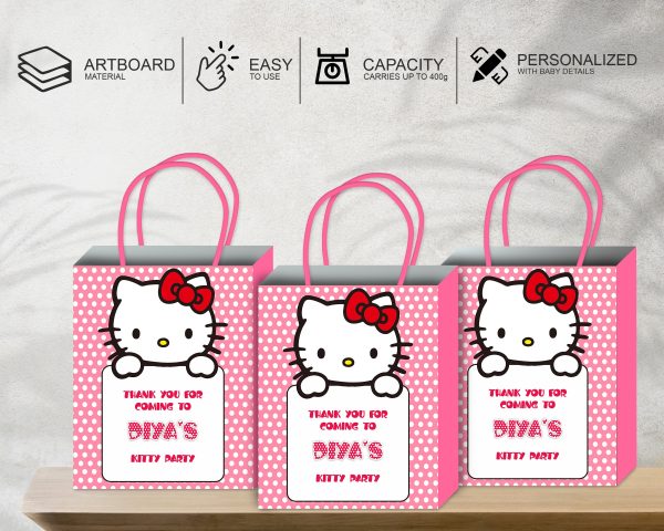 Hello Kitty Theme Return Gift Bag For Discount