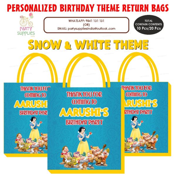 Snow White Theme Return Gift Bag Online Sale