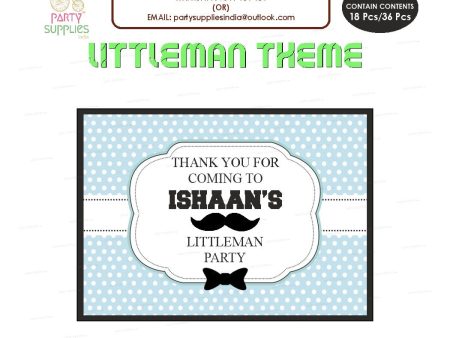 Little Man Theme Thank You Card Online Hot Sale